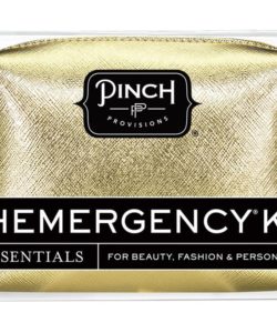 Metallic emergency kit including personal items